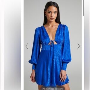 NEW ShowPo Viviette Blue Mini Dress